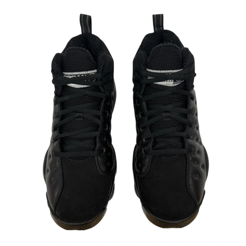 Nike Air Jordan Jumpman Team II Black 2 Basketball Shoes 820273-001 Size US 7Y